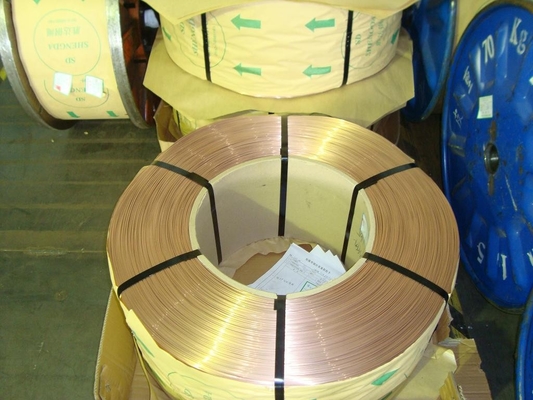 High Copper Coated Tire Bead Wire 1.0mm For Bicycle , High Tensile Strength
