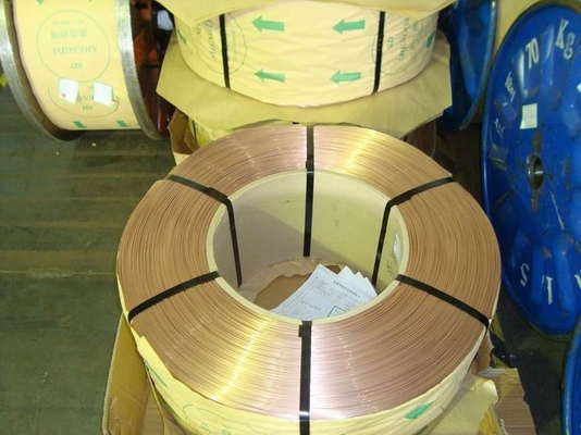 1980Mpa Tensile Strength Tyre Bead Wire Copper Coated , Bronze Coated