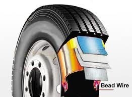 1980Mpa Tensile Strength Tyre Bead Wire Copper Coated , Bronze Coated