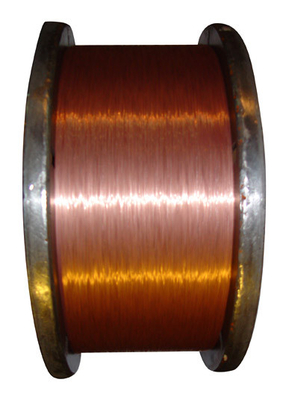 Diameter 1.2mm de Draadband van het Koper Beklede Staal, de Brekende Kracht van 1860Mpa