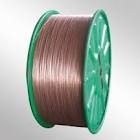Φ1.55mm Beklede het Staaldraad van het Bandkoper, Brons met een laag bedekte 0.30-1.5g/kg